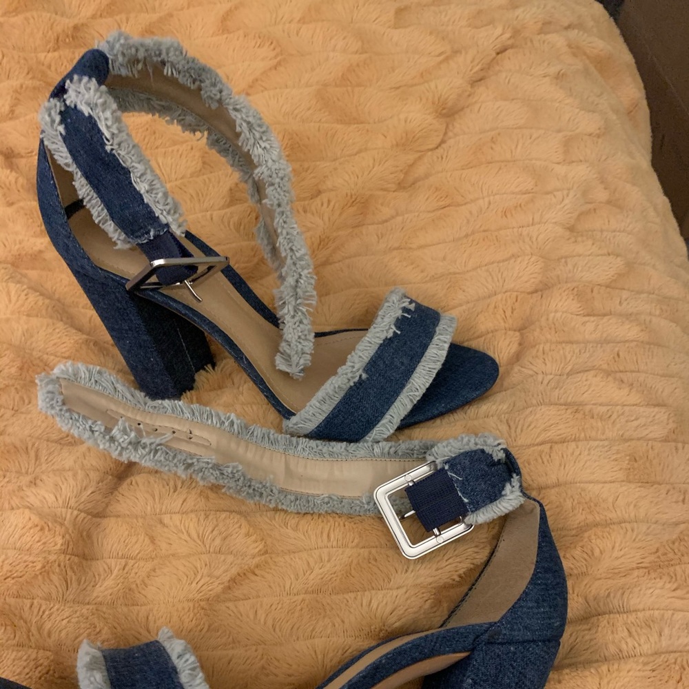 Schutz  Jean fringe heels